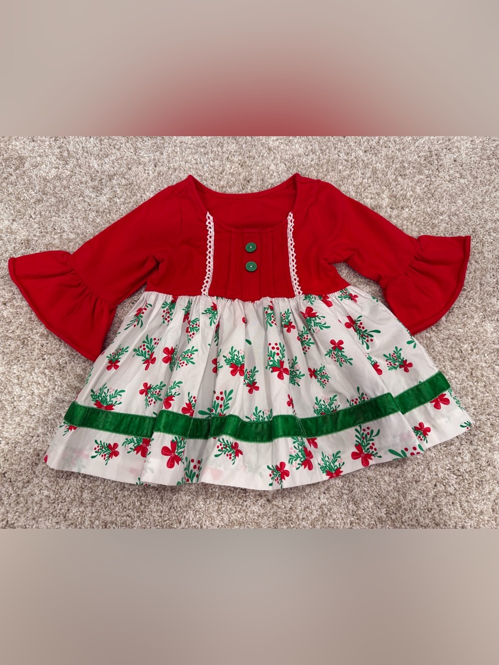 Girls Elenor Rose Holiday Dress